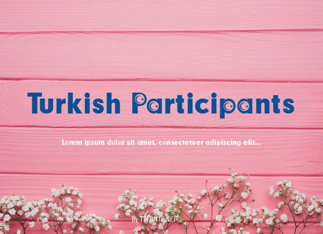 Turkish Participants example